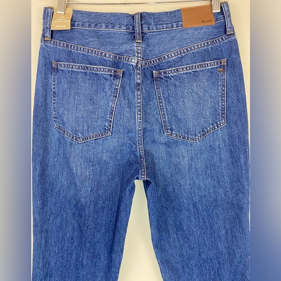 Madewell The Perfect Vintage Jean: Metallic Tuxedo Stripe Edition NWT Sz 29 - Picture 9 of 13